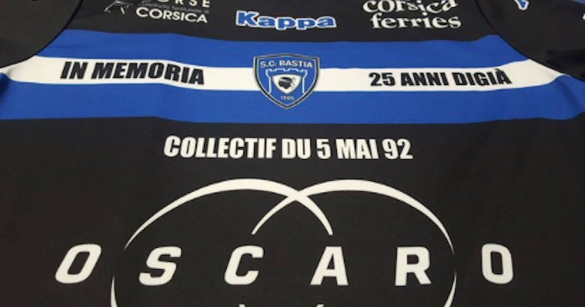En hommage aux victimes de Furiani, Bastia jouera avec un maillot spécial contre Paris