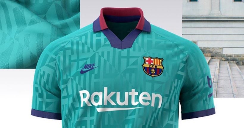En images : avec son troisième maillot, le Barça se la joue old school