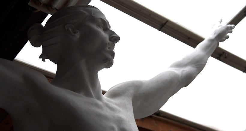 Zlatan va dévoiler une statue géante à son effigie à Malmö
