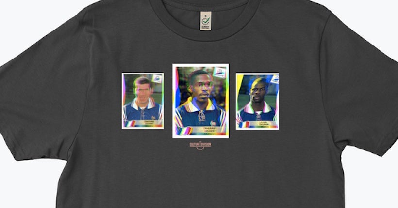 Une marque lance une collection de T-shirts inspirée par les Panini de France 98