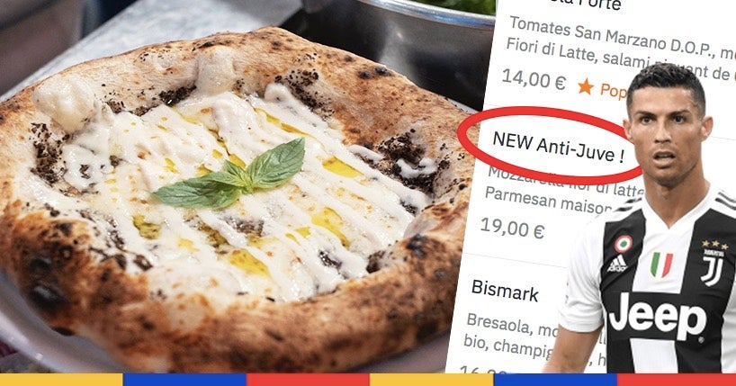 À Paris, une pizzeria napolitaine dévoile une pizza "anti-Juventus"