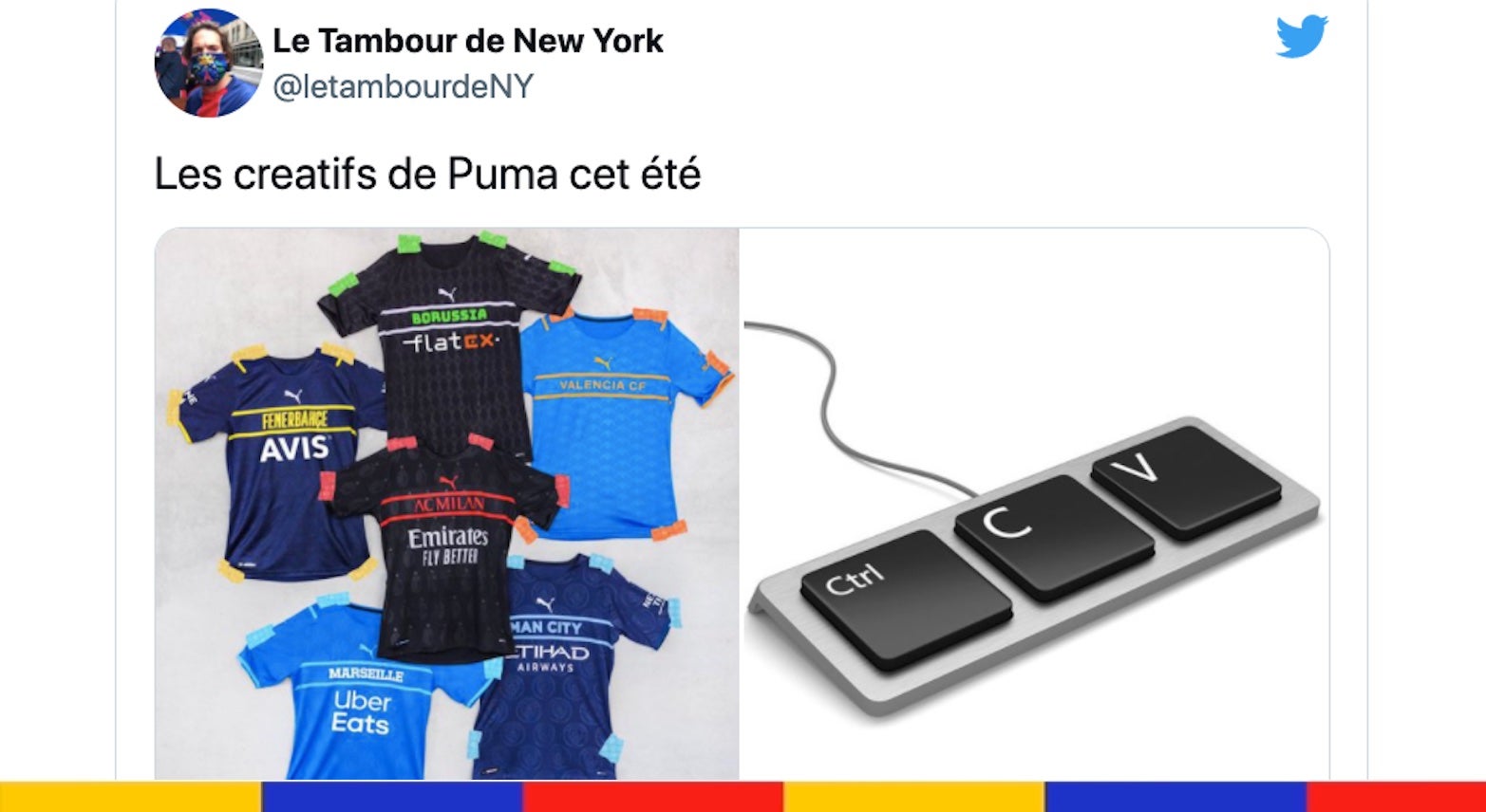 Le grand n'importe quoi des réseaux sociaux : maillots third Puma et de l'OM