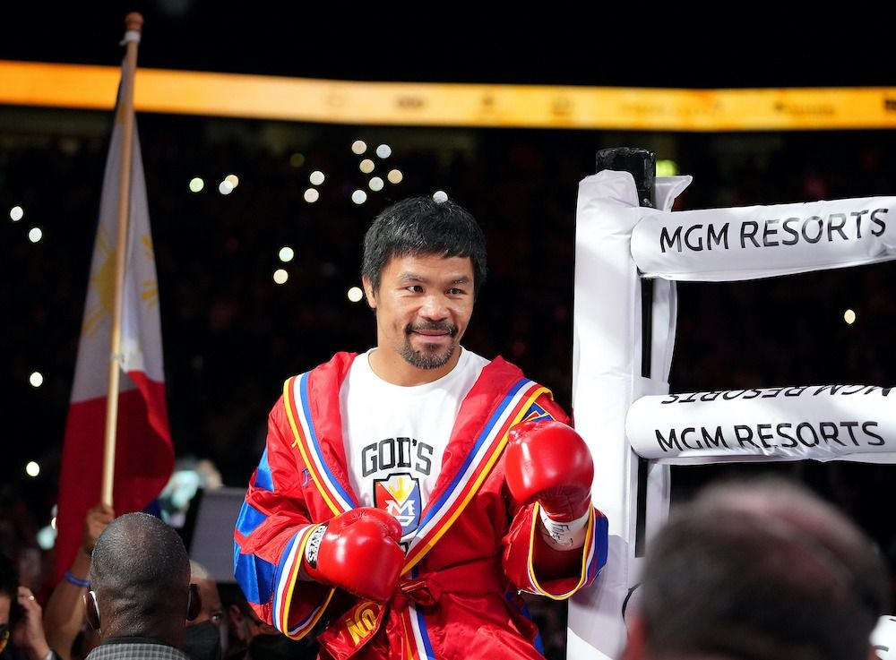 Le champion de boxe Manny Pacquiao est candidat à la présidence des Philippines