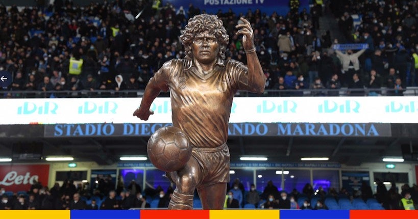 Le Napoli érige une statue en l'honneur de Diego Maradona