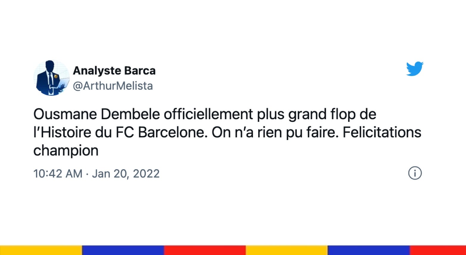 Le grand n'importe quoi des réseaux sociaux : Ousmane Dembélé viré du FC Barcelone
