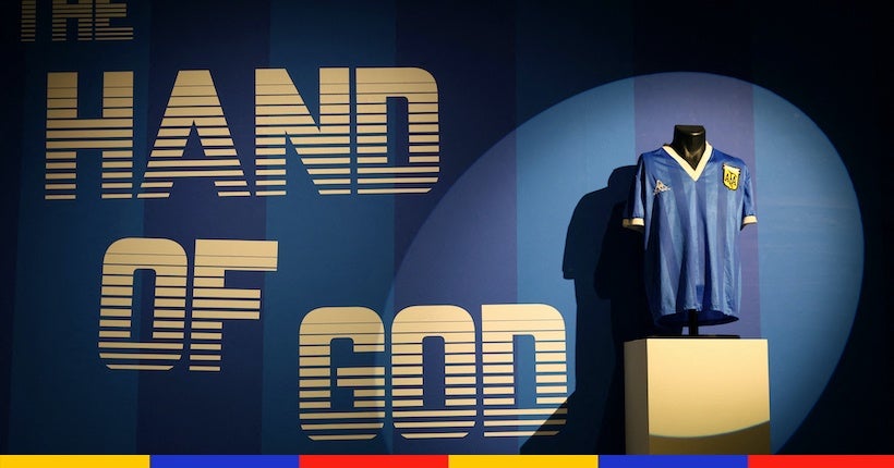 Record historique : le maillot de Maradona porté lors de "la main de Dieu" vendu plus de 9 millions de dollars